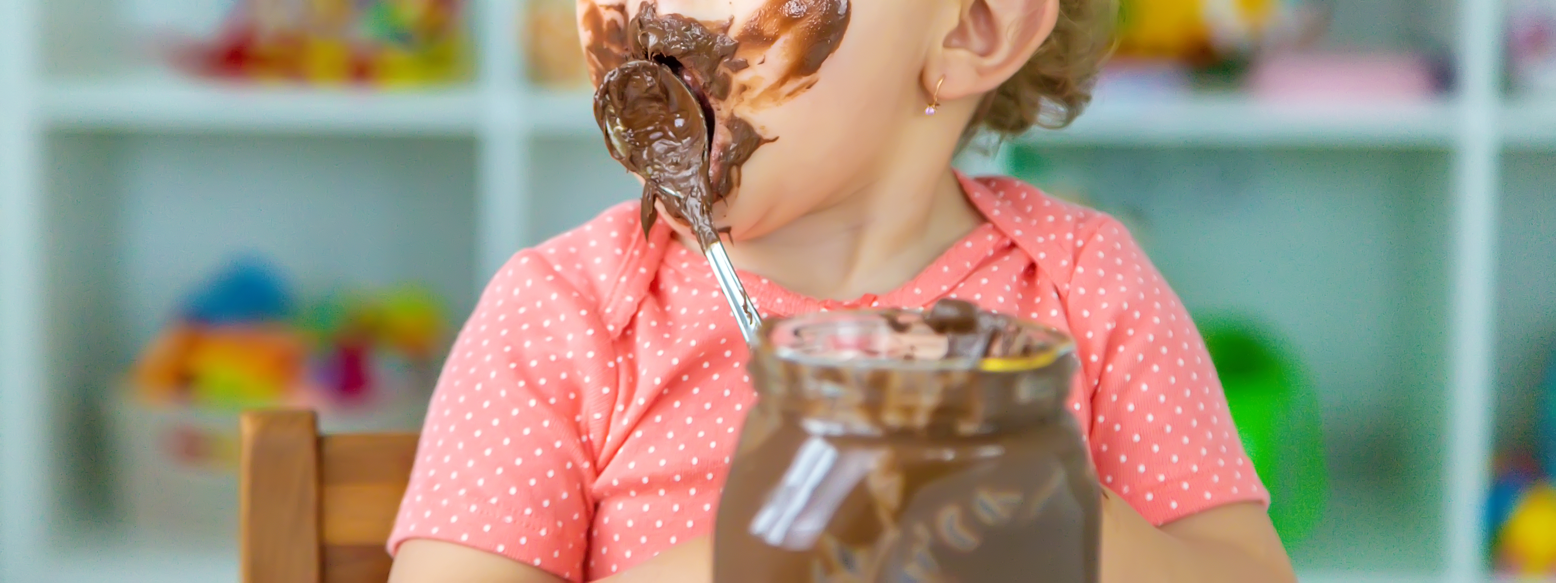 Child messy eating