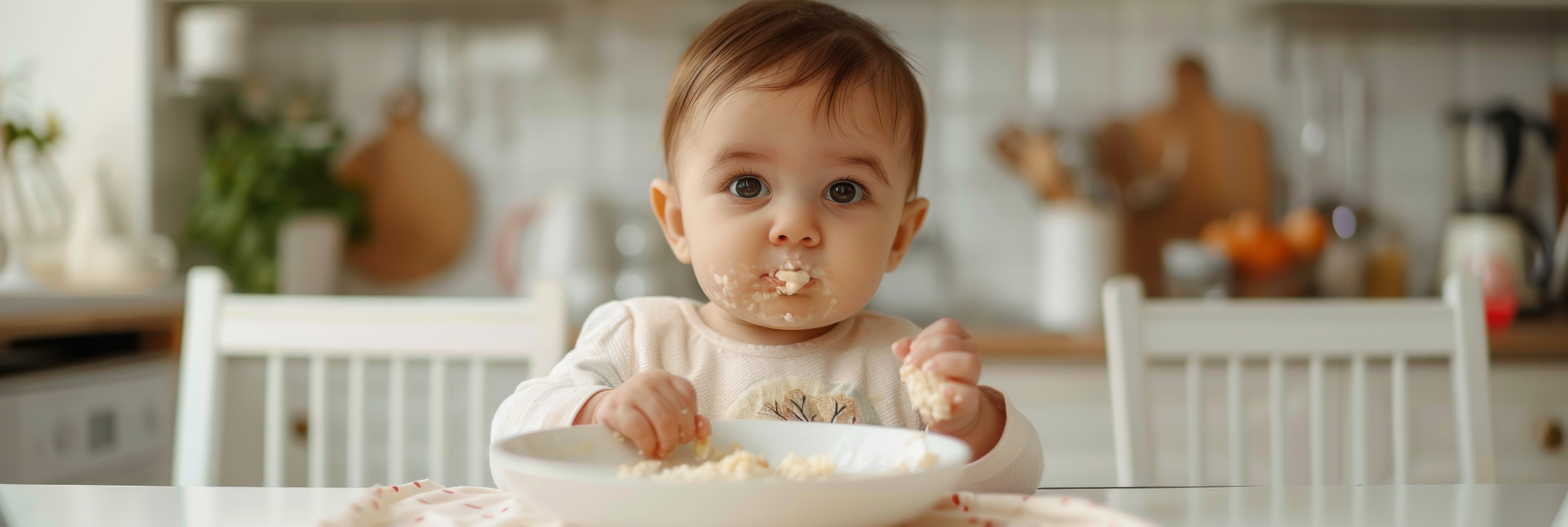 Baby eating